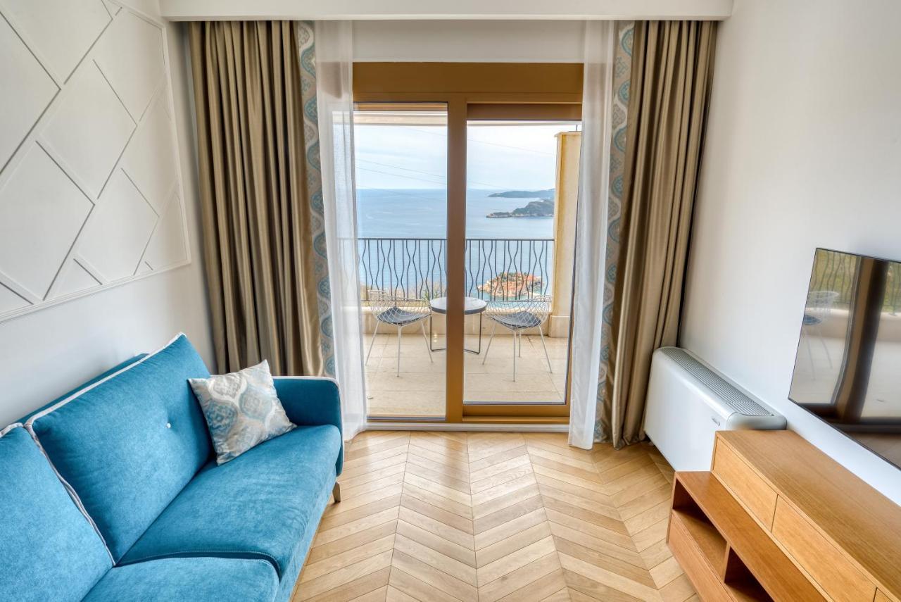 Quercus Residences Apartments Sveti Stefan Exteriör bild