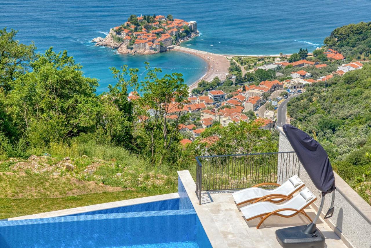 Quercus Residences Apartments Sveti Stefan Exteriör bild