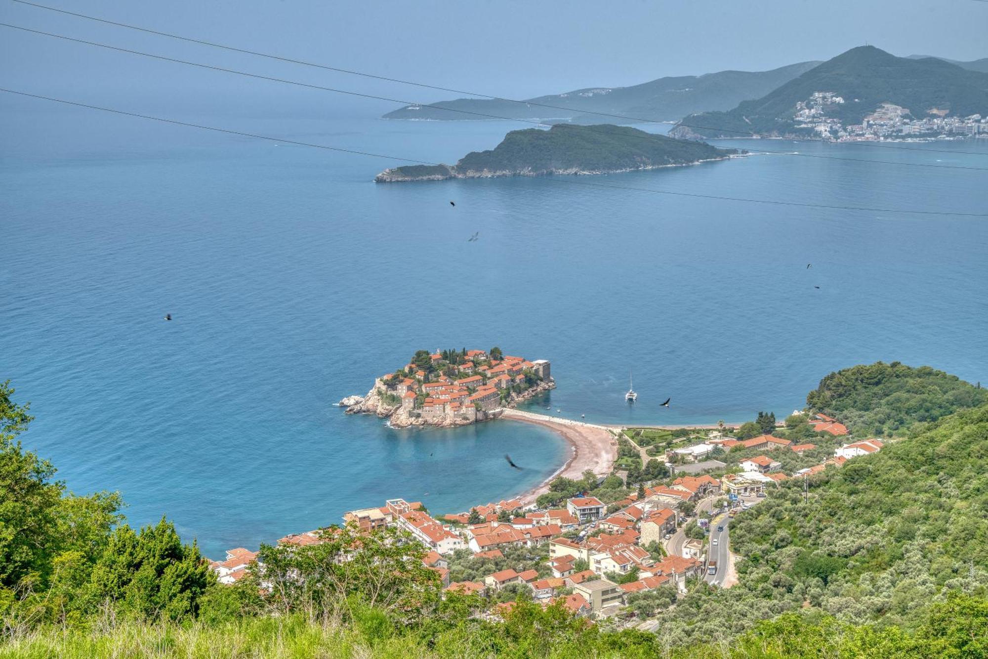 Quercus Residences Apartments Sveti Stefan Exteriör bild