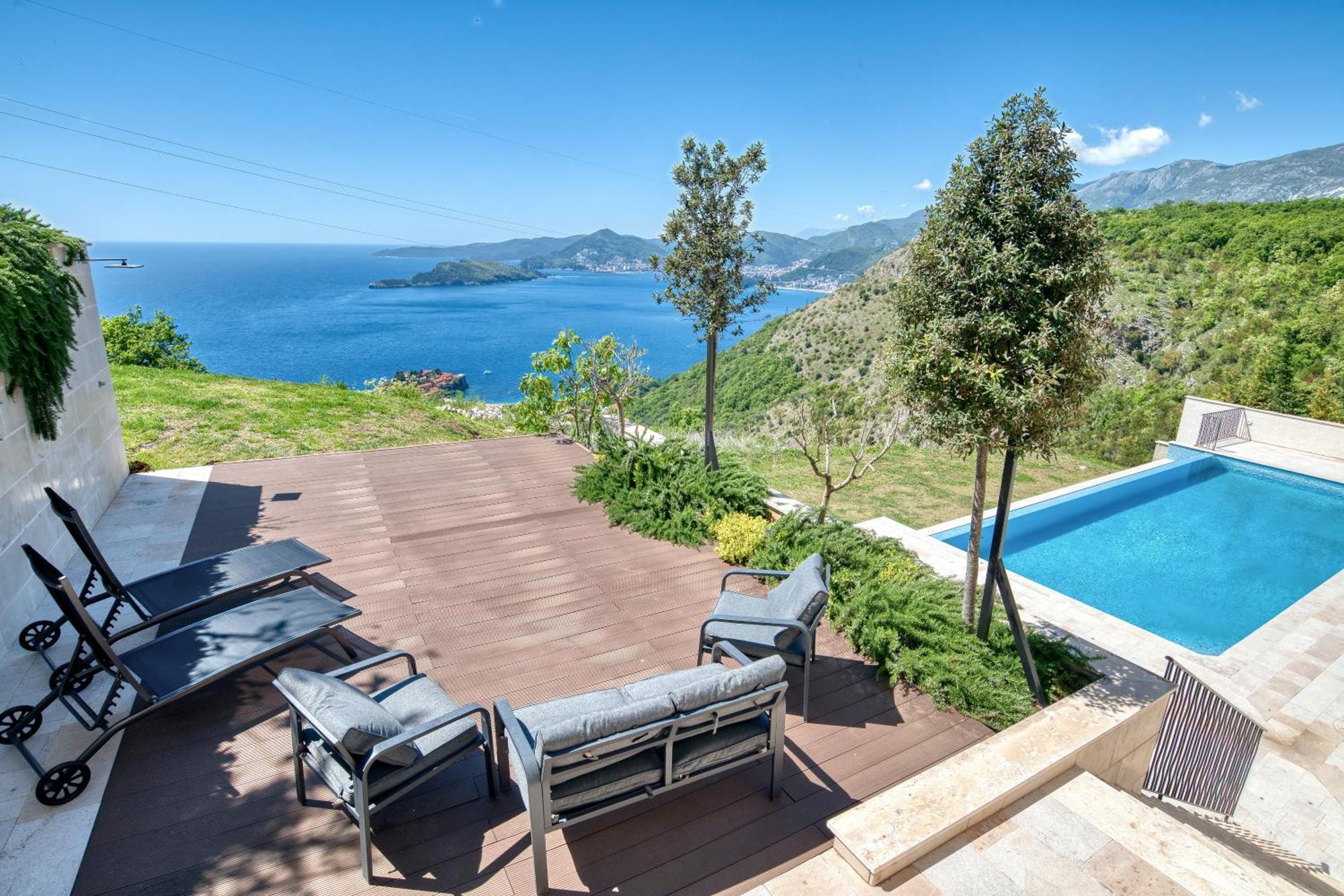 Quercus Residences Apartments Sveti Stefan Exteriör bild
